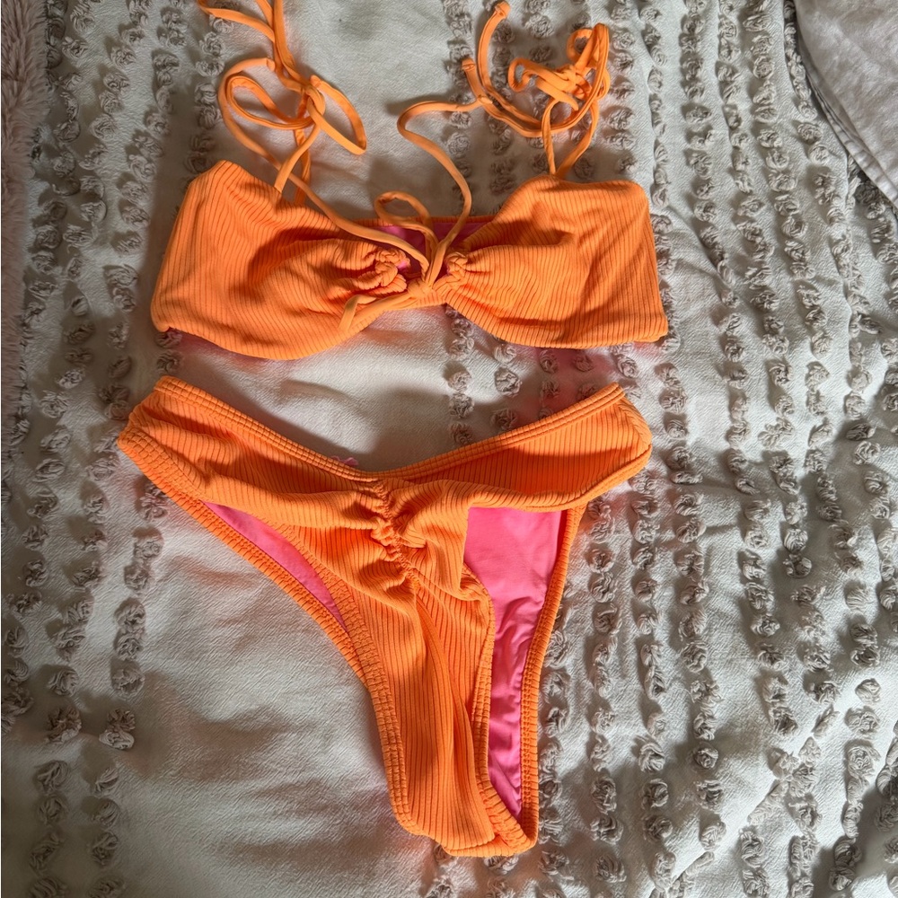 Orange Bikini Set